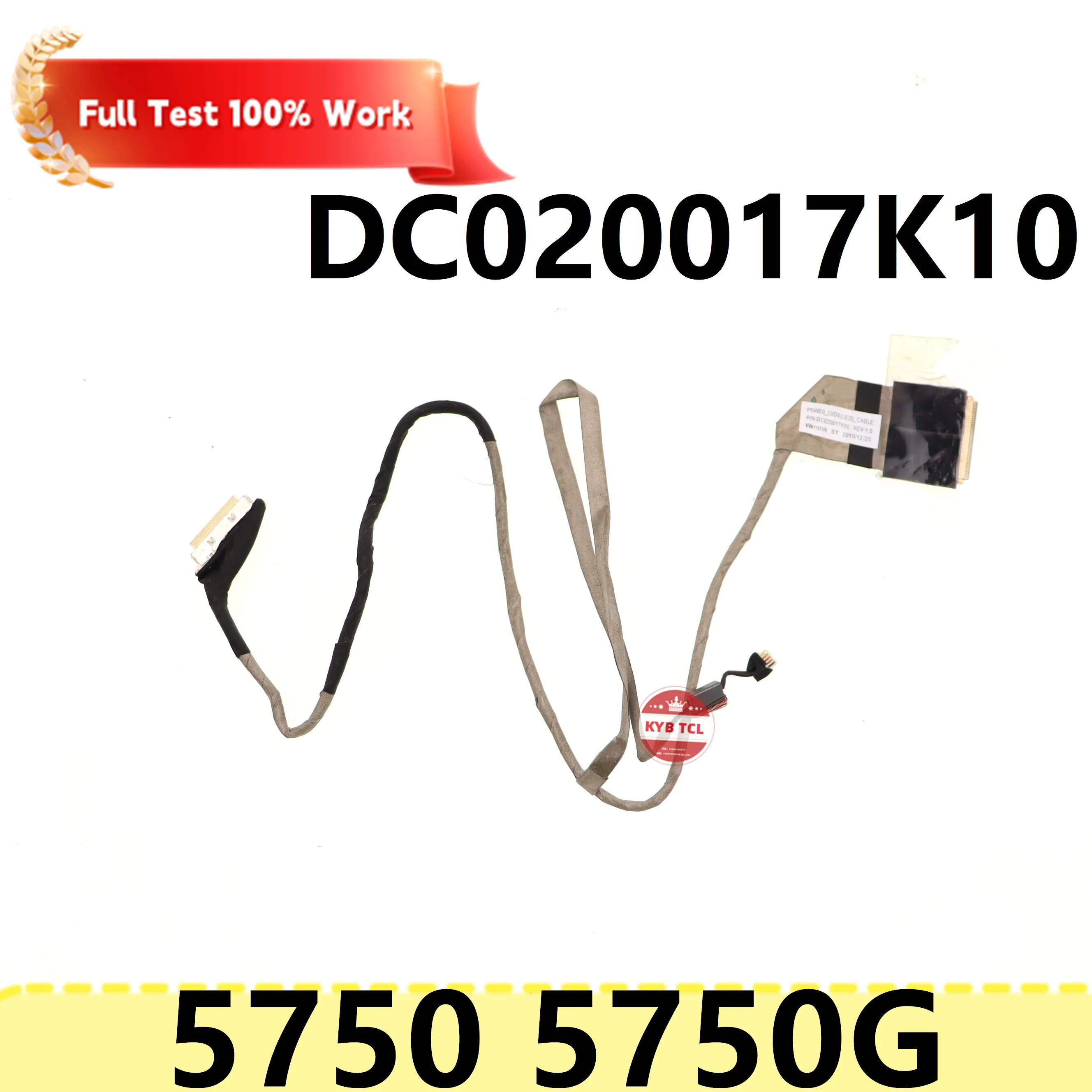 DC020017K10 dc02001db10 Cable de vídeo para pantalla LED LVDS LCD para portátil Acer Aspire 5750 5755 5755G 5750G 5750z Easynote TS13 TS44 Gateway Ne56R NV57H NV55S