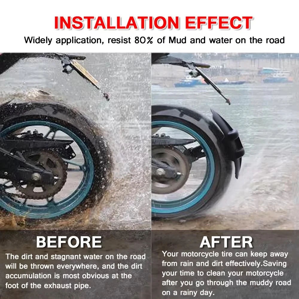 Motorcycle Rear Fender For CFMOTO 450MT For CF-MOTO 450 MT MT450 Mudguard Rear Tire Mud Flaps Splash Guard Back Protector Cover