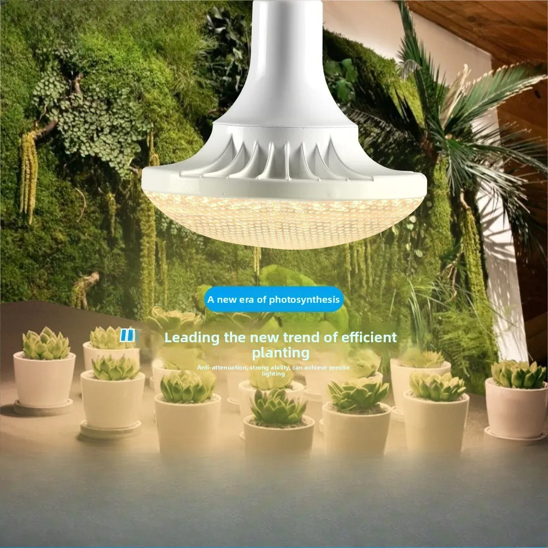 E27 Full Spectrum Plant Grow Light 24W LED Supplemental Light for Succulents and Flowers