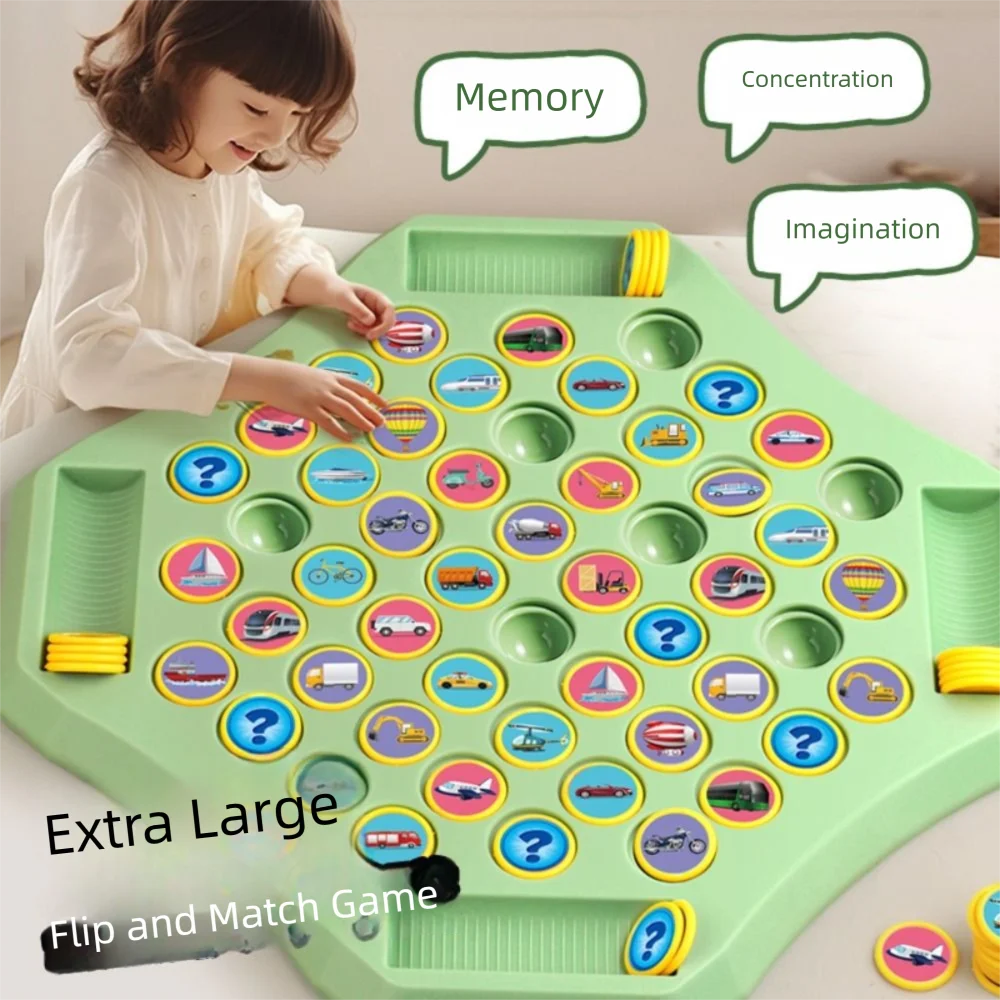

Флип-игра Fruit Flip Memory Game Флип-шахматы с шахматной доской Тренировка концентрации Флип-шахматы Игра на память с карточками с рисунком
