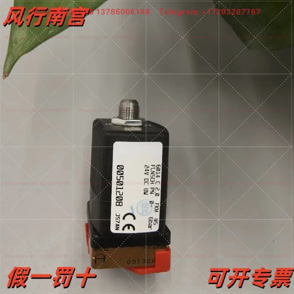 501208 Solenoid Valve 6014 Baseplate Connection 3/2 Normally Closed FKM Seal Brass Body 24VDC Fluid Control Valve