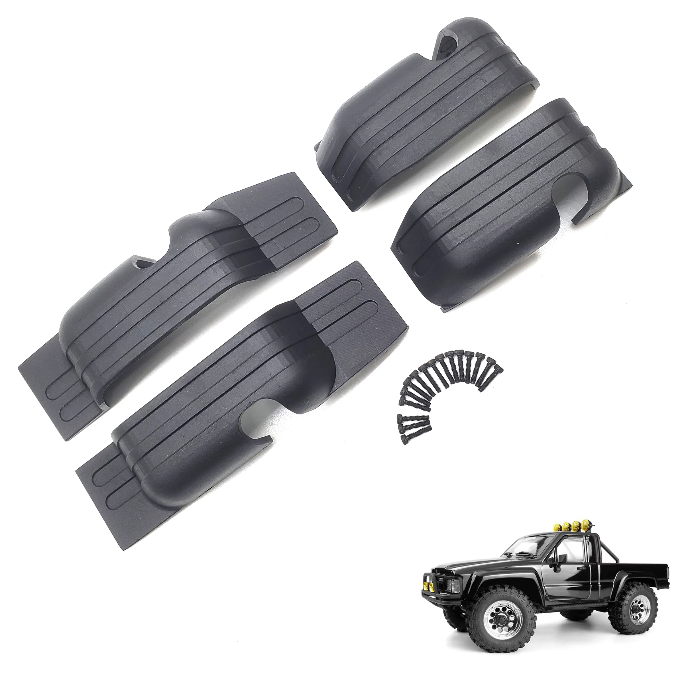 

Suitable for Hpi Venture 1/18 Climbing Car Fender 1985 Toyota Hilux Sr5 Rc Remote Control Model Car Frame Modification Chassis C