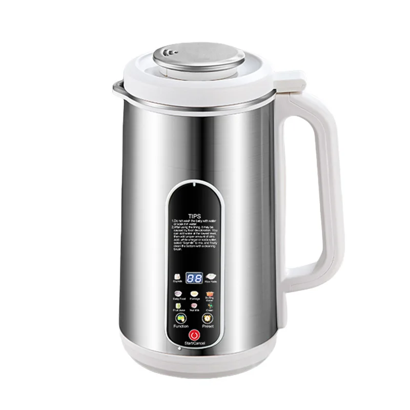 1.2L Soymilk Machine Stainless Steel Electric Milk Frother Multifunctional Large Capacity Household Blender image 6