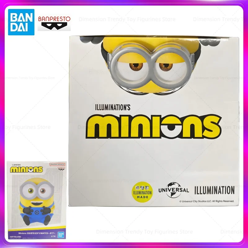 En stock Banpresto Bandai SOFVIMATES Minions Bob Figurine d'action originale Modèle de jouet d'anime Collection en boîte Cadeau d'anniversaire TT