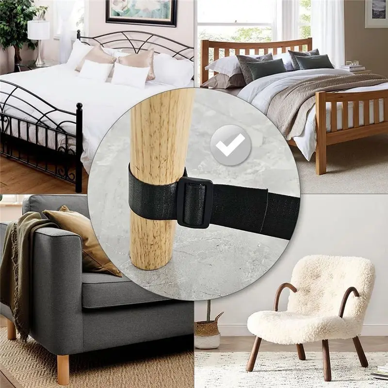 N84R Bed Restraints Belts With Quick Release Buckles, 4Pcs Limb Holder For Patients For Wrist And Ankle Restraints