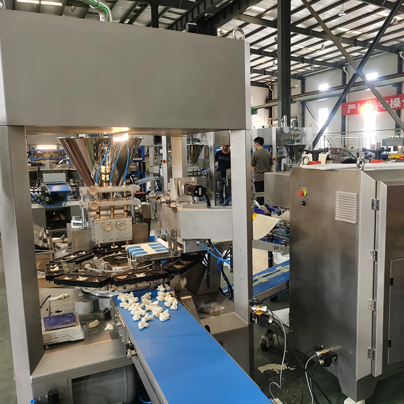 10800 pcs/h  Automatic Production Industry Line Round Dumpling Wrapper Machine Automatic Maker Dumplings Dumpling Making Machine