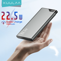 KUULAA 22.5W Power Bank 10000mAh Portable Charger PowerBank Fast Charging External Battery For iPhone 16 15 14 13 Xiaomi Samsung