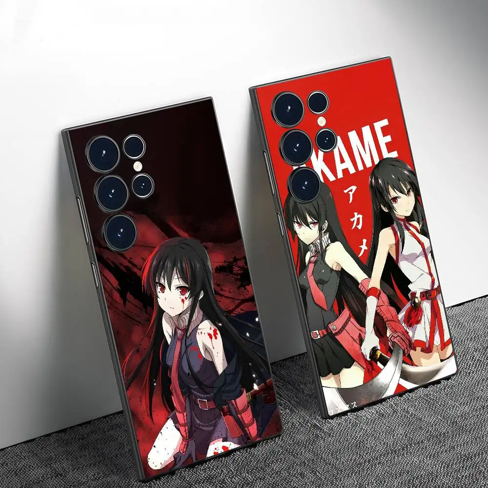 

A-Akame Ga Kill Phone Case Phone Case For Samsung Galaxy S25 S24 S22 S23 Ultra S21 S20 Plus Frosted Full Soft Case