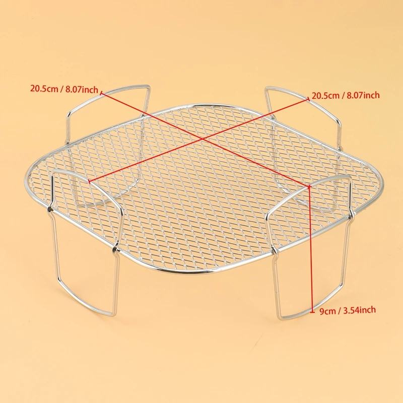 B82B-2X Dehydrator Rack,Air Fryer Hold For Ninja Air Fryer,Layer Dehydrator Rack Toast Rack Air Fryer Accessorie