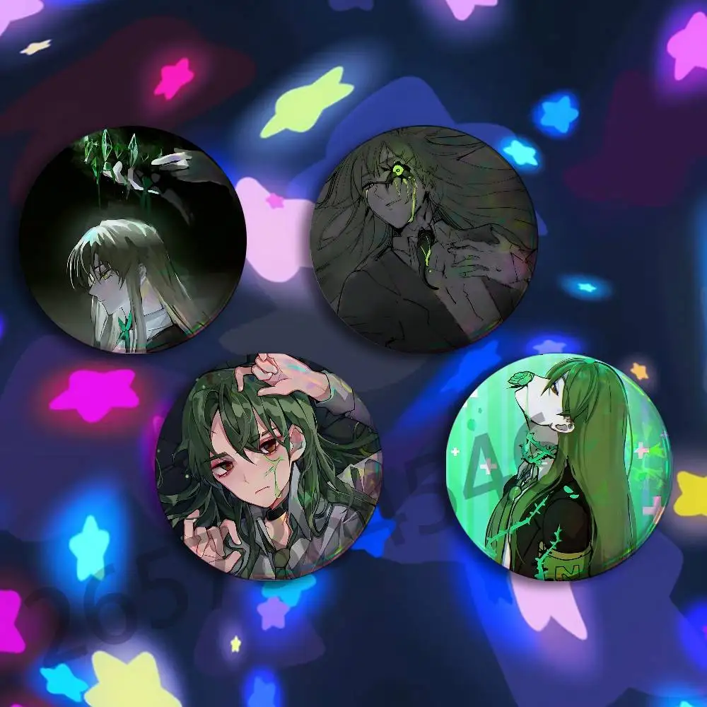 N-Netzach Lobotomy Corporation Badges 25 32 44 58 75 mm Round Customizable Wholesale Fan goods Self-made fan freebies TH