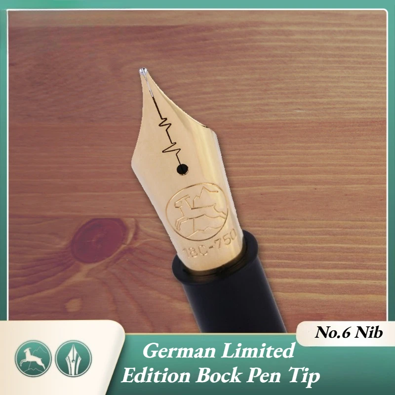 Bock Titanium Alloy Pen Tip Limited Edition No.6/# 6 Nib German Original Imported Universal Pen Tip Suitable for Fountain Pen