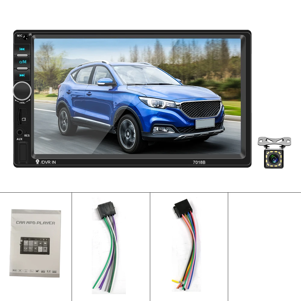 Podofo 7 inch 2din Car Audio Stereo Radio Ondersteuning Mirrorlink BT EQ Auto Intelligent Systeem Speler Autoradio Auto Multimedia Speler