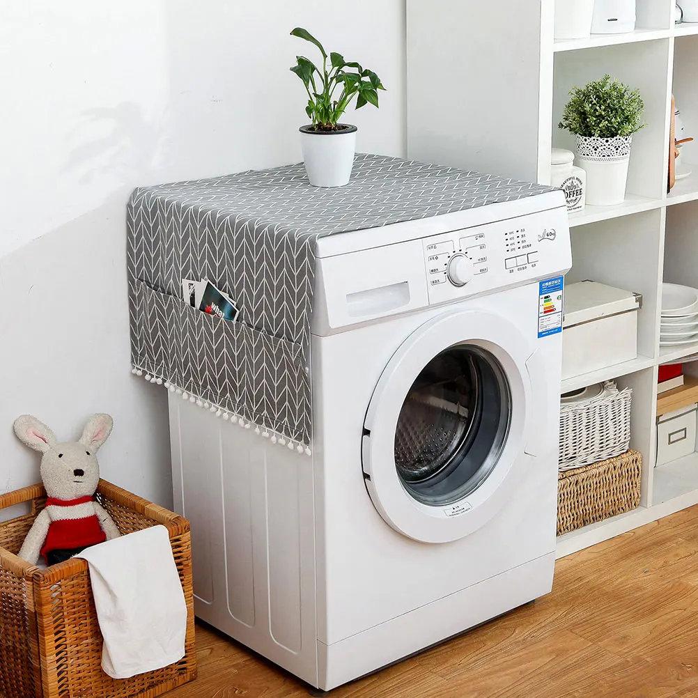 

Fridge Wraps Kitchen Dust Cover Refrigerator Cooling Function Dust Prevention Cover Keeps Clean ganized Saves Space