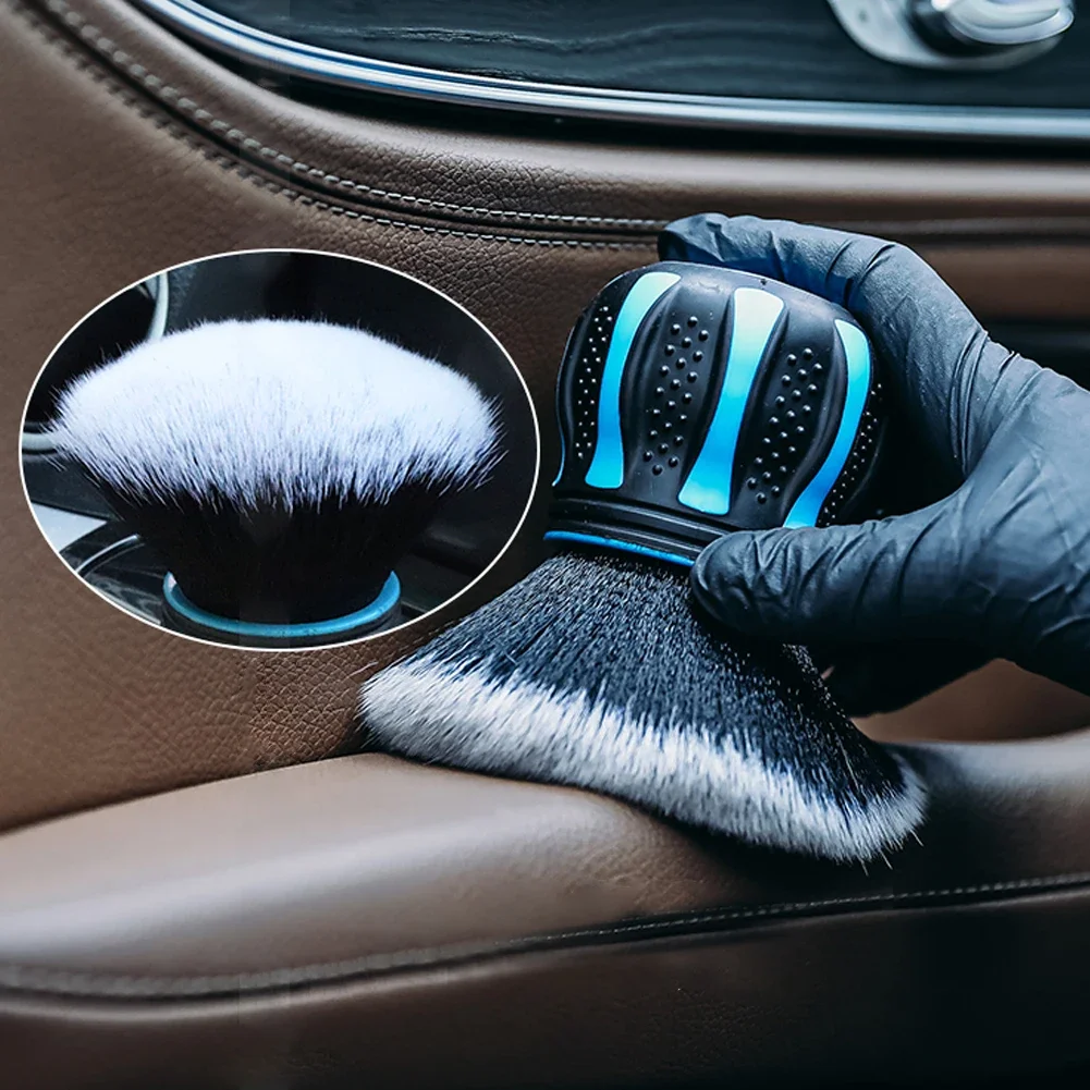 

1PC Car Detailing Brushes Automobile Interior Soft Bristles Brush Air Vent Dust Cleaner Detailing Dusting Tool Car Cleaning