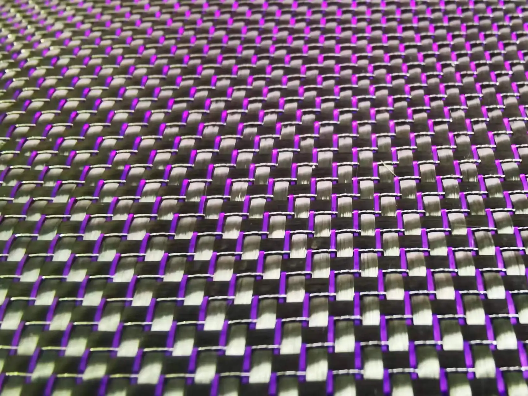 3K240g Purple Silver Plain Weave DIY automotive interior carbon face decoration carbon cloth carbon fiber cloth