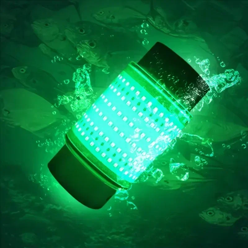 Sell like hot cakes 12V 6W Rechargeable LED Underwater Fishing Light  green color Squid fishing light