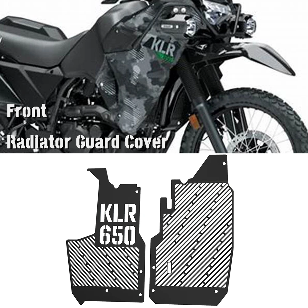 

2024 FOR Kawasaki KLR650 KLR 650 klr650 2022 2023 Motorcycle Radiator Guard Aluminum Radiator Protector Cover Water Tank Shield