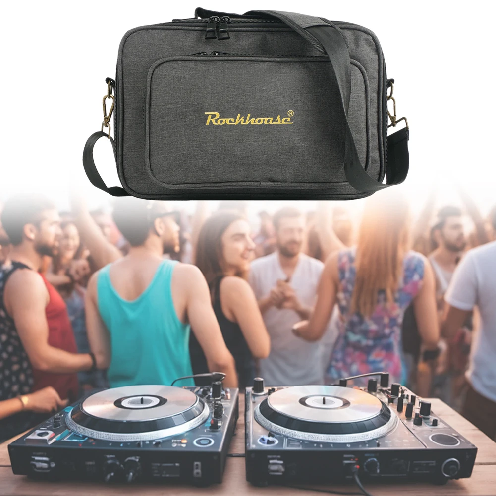 Effects Pedal Storage Case Shock Absorption Guitar Pedalboard Storage Bag Adjustable Strap for Outdoor Concert Show