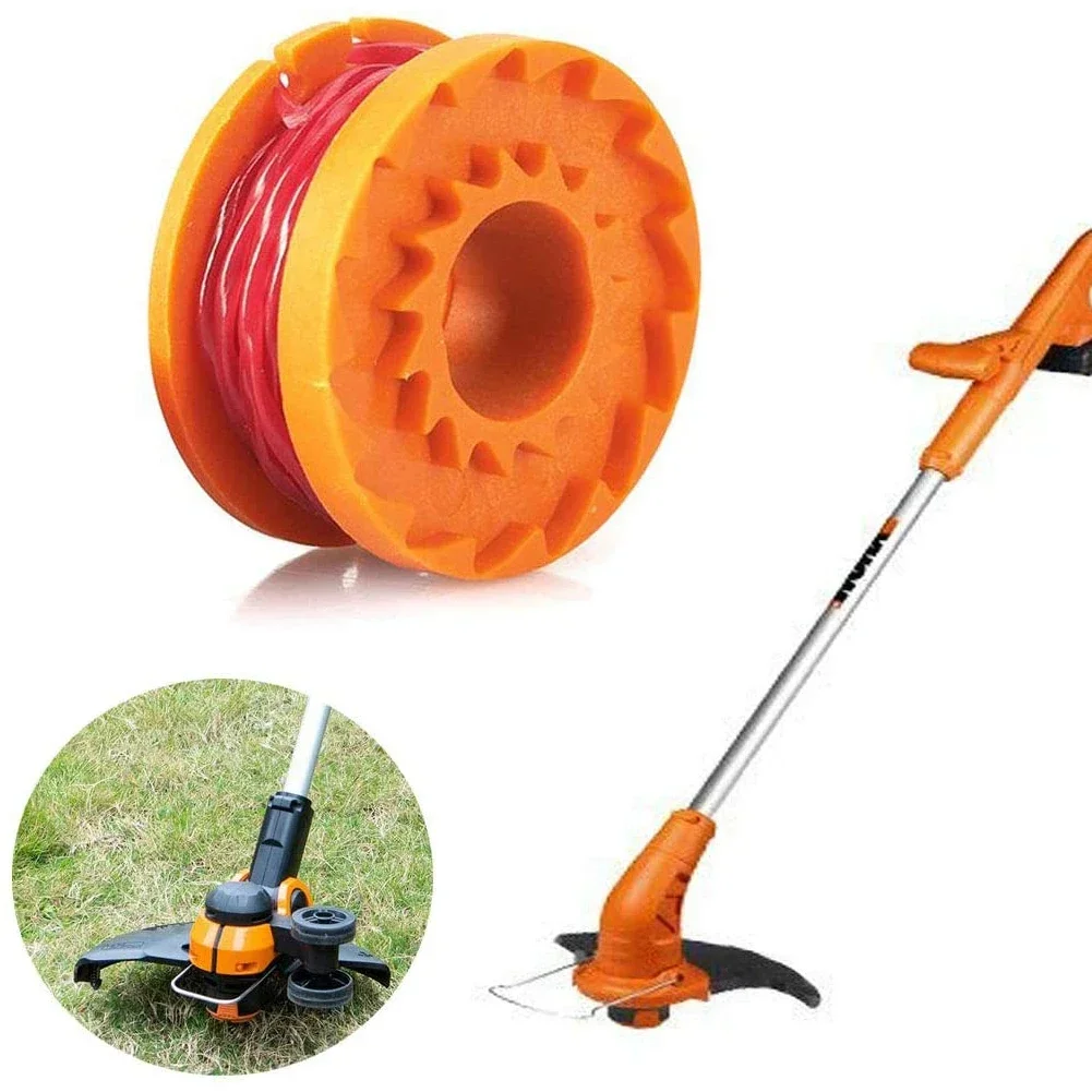 Trimmer Spool Line For Worx WG154 WG163 WG180 WG175 WG155 WG151/WG160 Cordless Grass Trimmer Blade Cutter Lawn Trimmer Replace