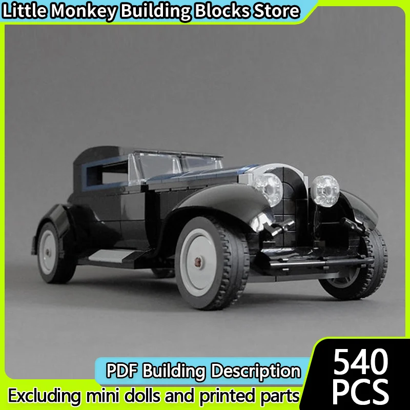 

Speed Racing Car Model MOC Building Bricks Top-Notch Luxury Sedan Modular Technology Children Holiday Gifts Assemble Toys Suit