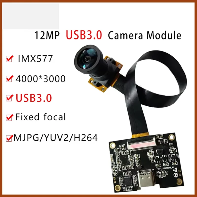 

ABVO-Motherboard Included 4K 12MP HD IMX577 FF USB3.0 FPC Camera Module For Machine Vision Product Vision