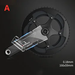 Crank Protector Bicycle Crank Arm Protector Bicycle Gadgets Sticker Frame Protection Tape Protective Film Anti-collision Sticker