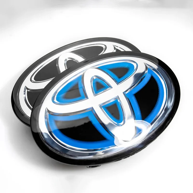 For Camry Hybrid Car Head Logo RAV4 2016 2017 2021 3D Front Head Grill Hood Bonnet Emblem Highlander 2015 CHR Sienna 2018 Avalon