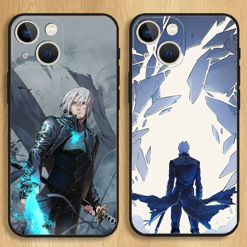 Final Fantasy Game Phone Case For iPhone15,14,13,12,11,Pro,Max,Plus,Mini,X,XS,XR,8,7,6,S,Plus,SE Soft Black Case