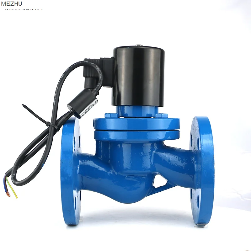 

Steam Solenoid Valve ZCZP 16C Normally Closed Water Electromagnetic Switch Valve Cast Steel Heat Conduction Oil High Temperature