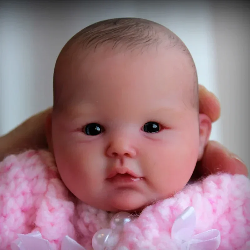 10Inch Mina Mini Reborn Doll Kit Onvoltooide Ongeverfde Pop Onderdelen Bevatten Lichaam en Ogen Geef je Kind Verjaardag Kerstcadeau