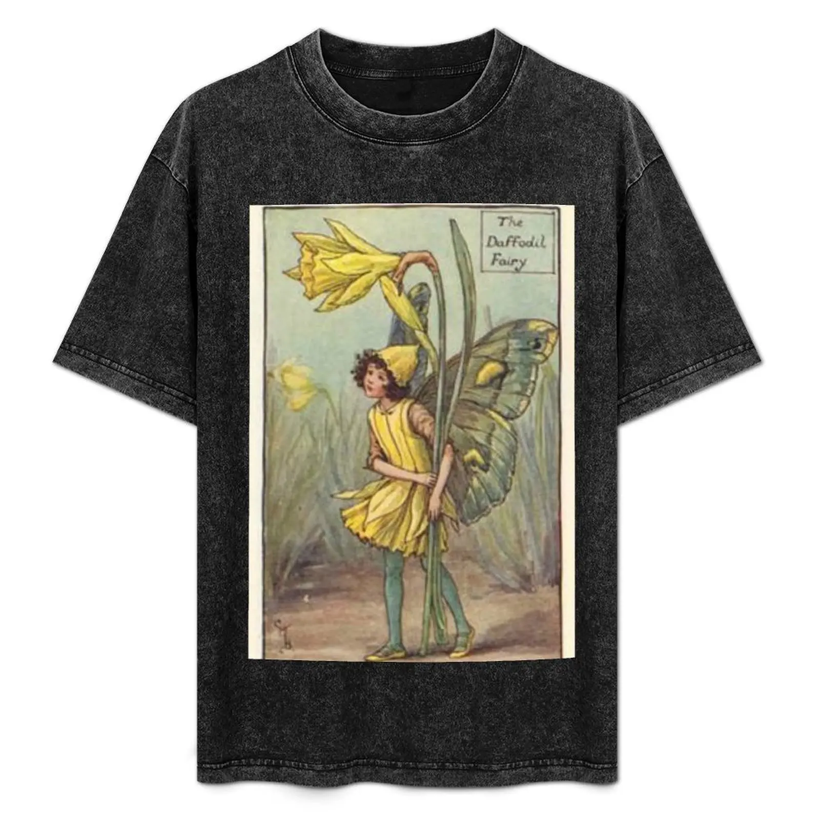 

The Daffodil Fairy T-Shirt Trendy Print Short Sleeve T-Shirt