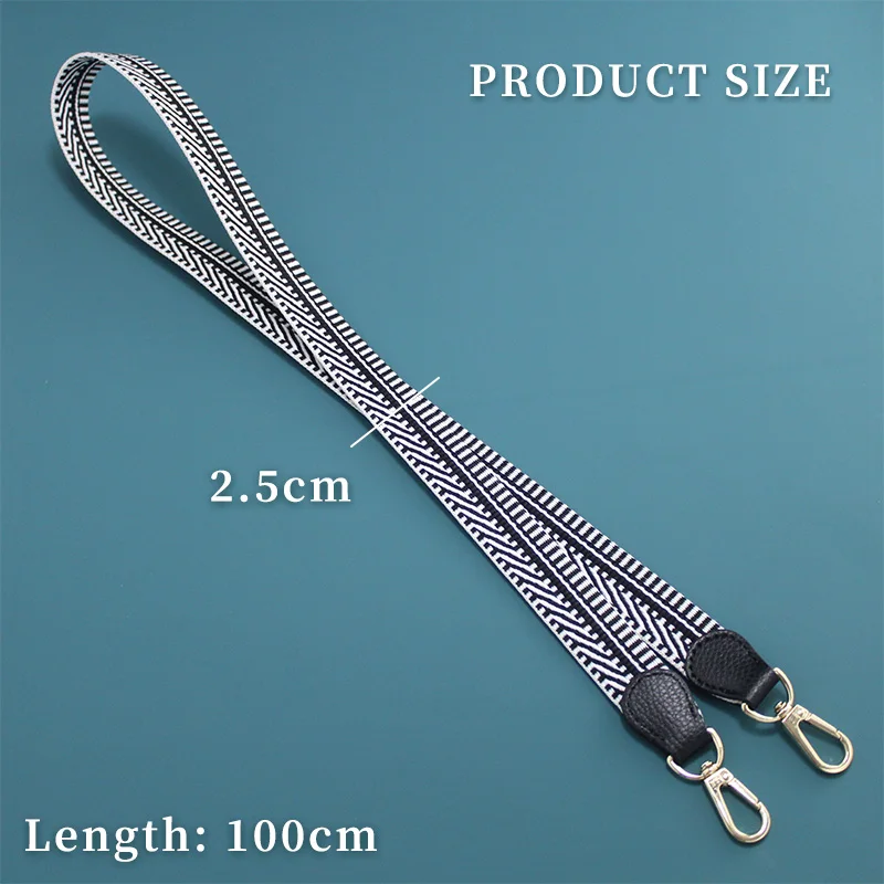 Shoulder Bag Strap Luxury Designer TINBERON Handbag Women Bag Accessories Canvas Fabric Bag Belt Strap Women's Replacement Strap