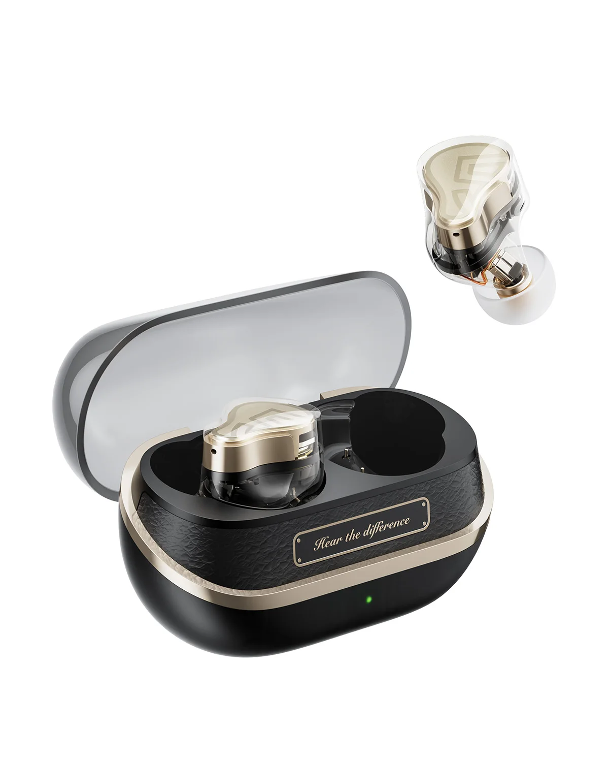 SoundPEATS H3 draadloze Bluetooth-oordopjes Hybride 3-driver HiFi 55dB adaptieve ANC-hoofdtelefoon met LDAC aptX Lossless Hi-Res Audio