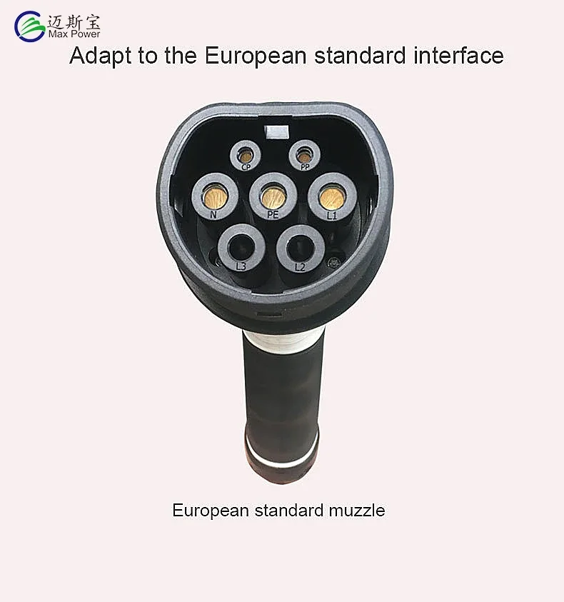 Tumpukan Pengisian Ev Kendaraan Ac 7KW yang dipasang di dinding Penggunaan Rumah Energi Baru