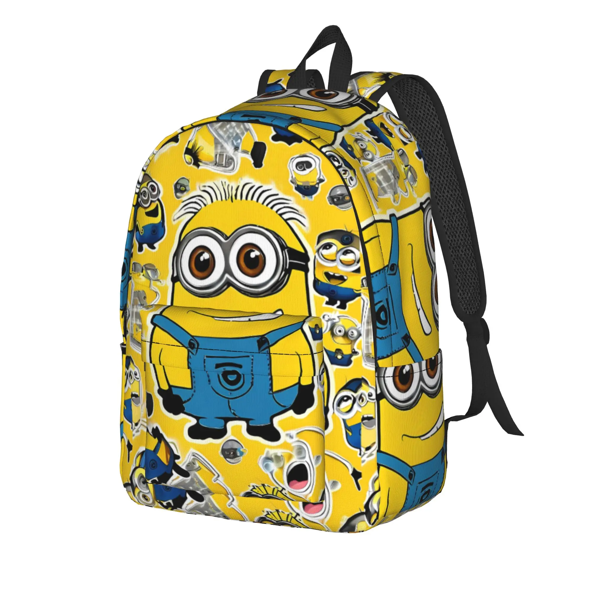 Cartoon M-Minions Print Backpack  Sport Backpacks Women Men Colorful Durable High School Bags Streetwear Rucksack