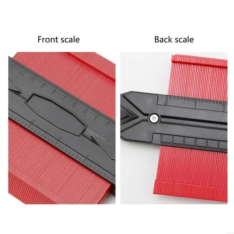 Ferramenta medidor contorno K3NB com trava metal 5 polegadas 12 polegadas para forma irregular