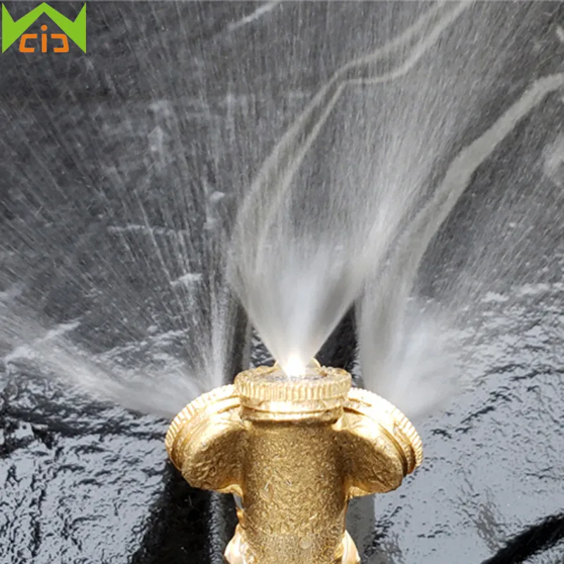 Bico De Pulverização De Água WCIC, Aspersor De Jardim, Montagem De Irrigação De Latão Ajustável, Micro Névoa