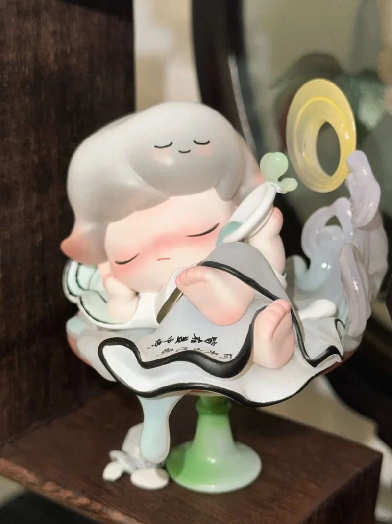 

POP MART DIMOO Wind And Moon Lamp Series: Коллекционная фигурка в слепой коробке (12 обычных, 1 скрытая) – Настольное украшение, подарок для фанатов