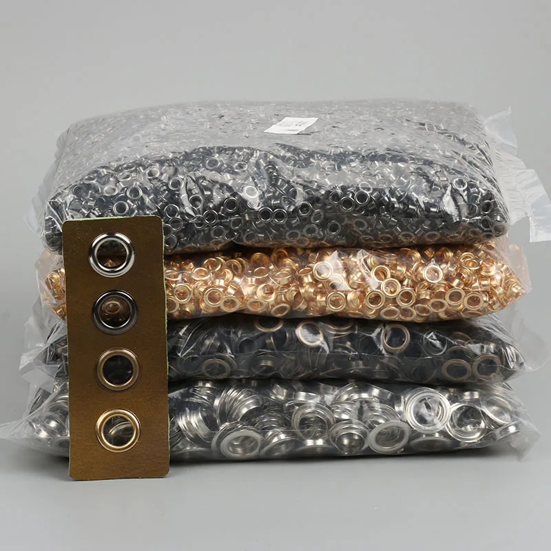 Heavy Duty Hand Drücken Öse Tülle Maschine Punch Tool Kit mit 8mm 6mm 10mm Stirbt und 1500 pcs Gold Silber Ösen – Detail 5