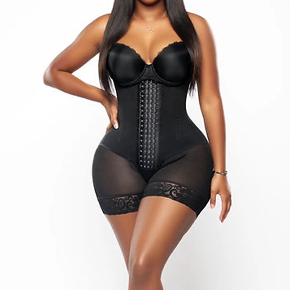 Shapewear Bodysuit for Woman Full Body Shapers Corset Tummy Control Slimming Sexy Push Up Fabric Abdominal Strong Supporting