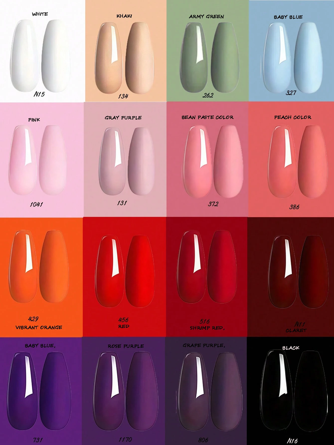 Smalto per unghie gel colorato da 10 ml, gel per unghie Soaking UV LED, semipermanente, gel per nail art di qualità da salone fai-da-te per la primavera e l'estate