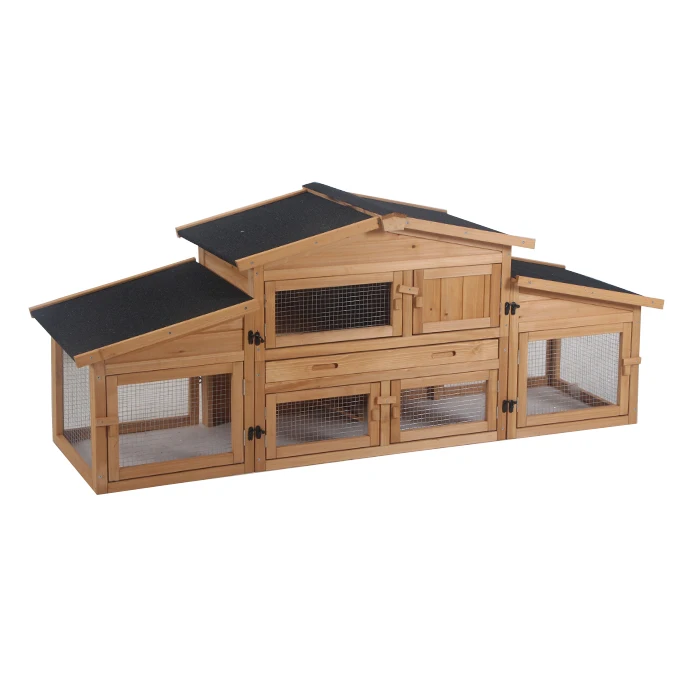 

High waste drawer Waterproof Roof, Indoor Rabbit Hutch wood rabbit hutch wooden rabbits cage