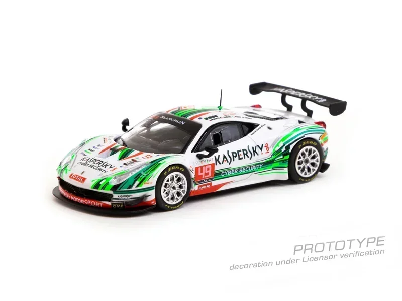 Tarmac Works 1:64 458 إيطاليا GT3 24 ساعة من سبا 2016 دييكاست موديل سيارة