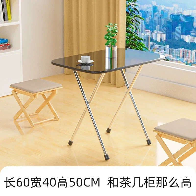 Outdoor dining table household portable folding dining table simple stall arrangement mesa dobravel portatil Furniture