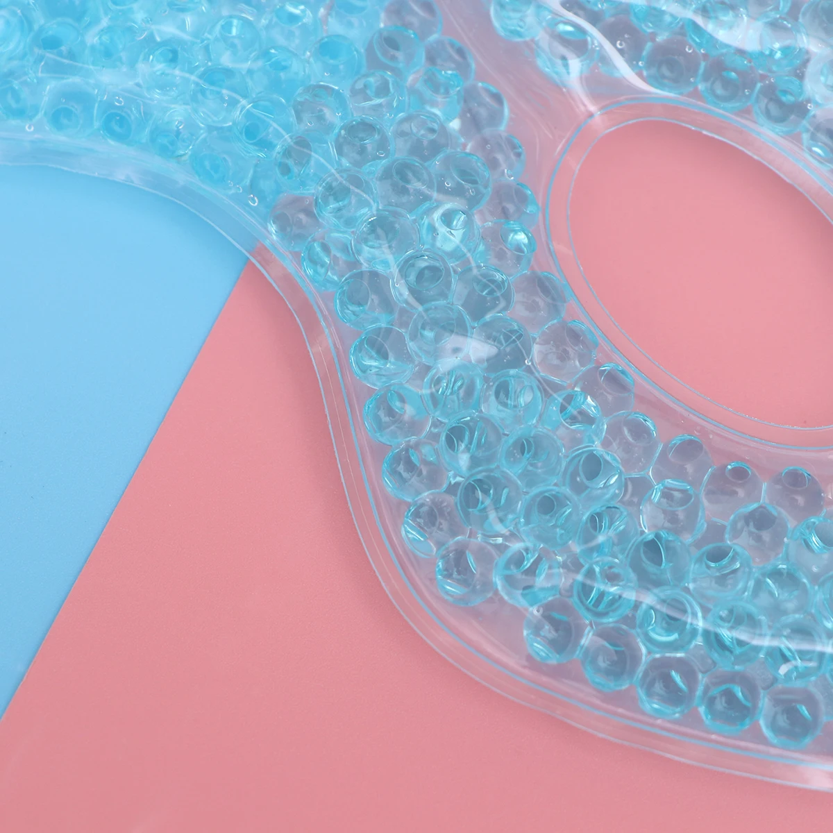 

Cold Hot Mask Blue Gel Ice Compress Eye Fatigue Relief Cooling Therapy Soft Reusable Eye Care For Home Office Use