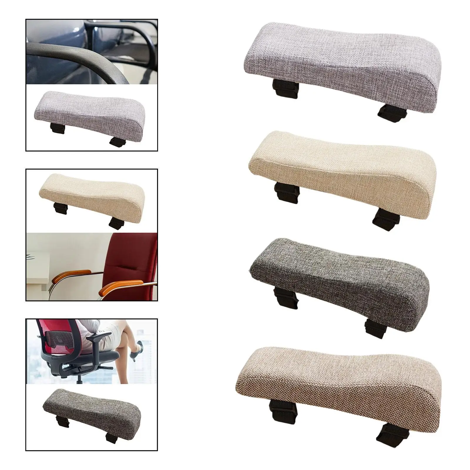 Office Chair Armrest Pad Washable Nonslip Computer Chair Armrest Cover