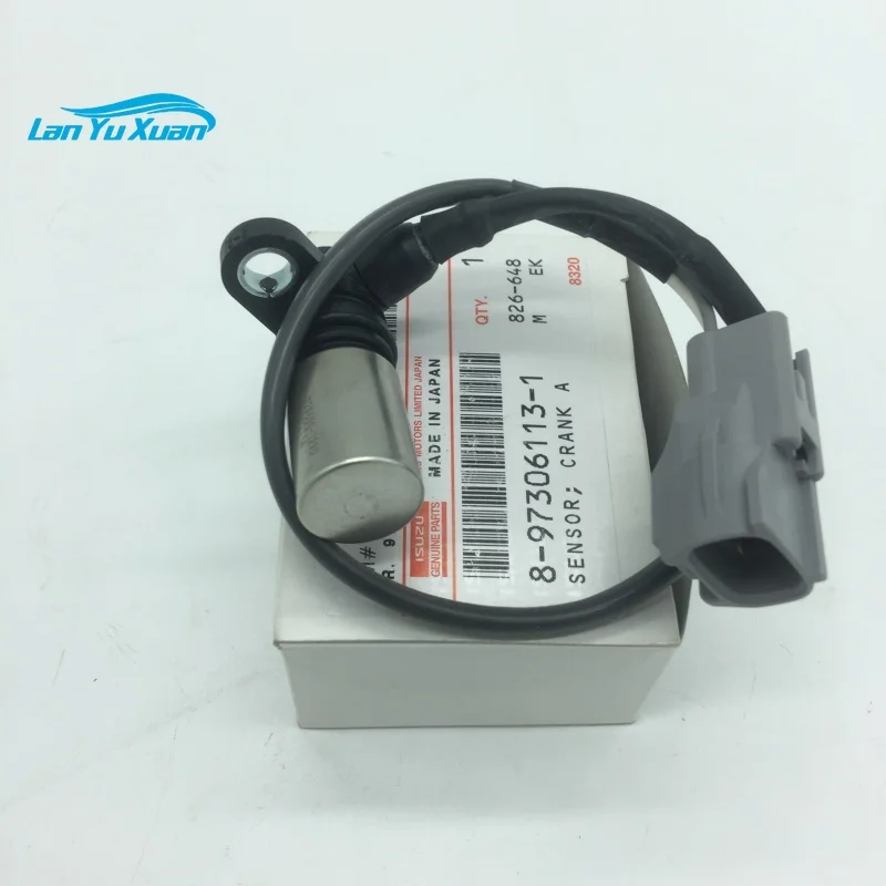 8973061131 Crankshaft Sensor for Isuzu 4HK1 Engine Sensor SH210 ZX200 Excavator Parts 8-97306-113-1