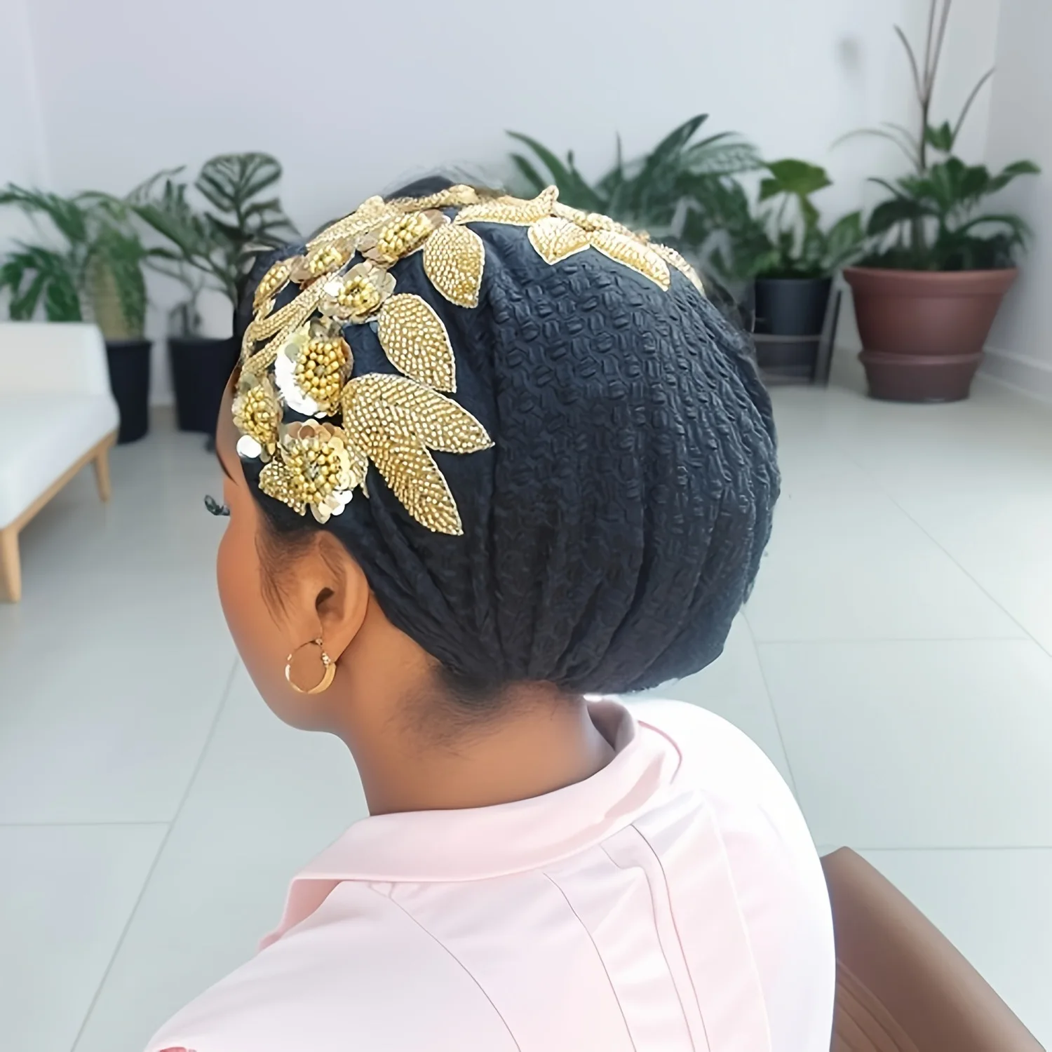 

Women Muslim Flower Turban Inner Hijab Hat Appliques Headscarf Beanies Bonnet Cancer Chemo Cap Mesh Underscarf Turbante Mujer