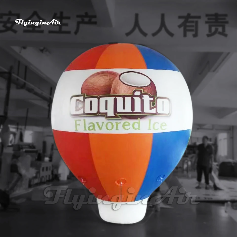 Outdoor Advertising Inflatable Helium Balloon 3.5m Floating Air Hot Ballon PVC Flying Hydrogen Balloon For Parade Events