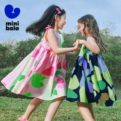 Mini Bala Vest Dress Children Playful Butterfly-shaped Princess Dress Pure Cotton Sweet Girls' Fashion